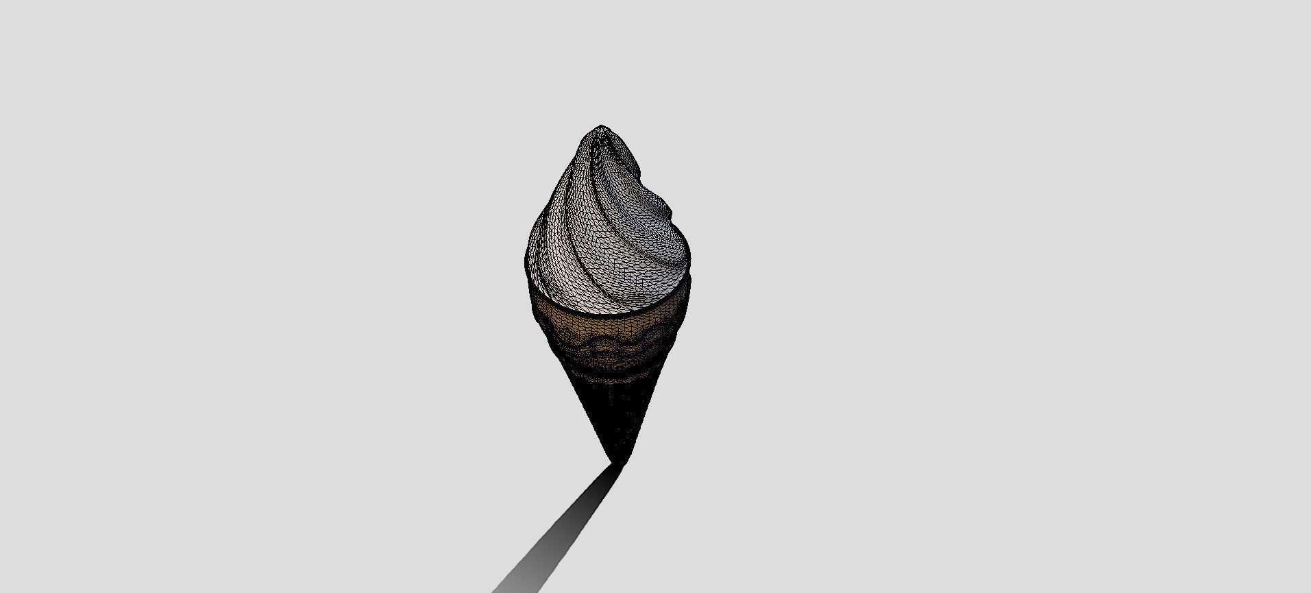 Cone Ice Cream 3D model_94