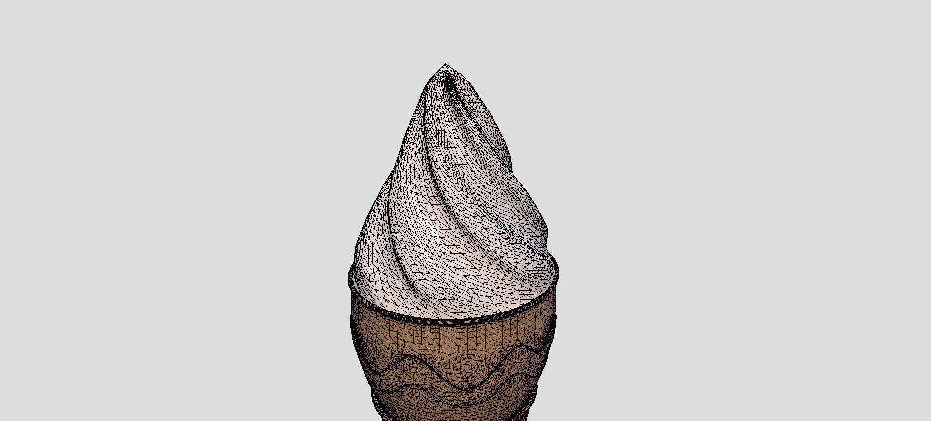 Cone Ice Cream 3D model_74