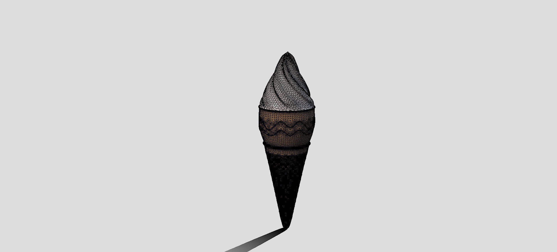 Cone Ice Cream 3D model_63