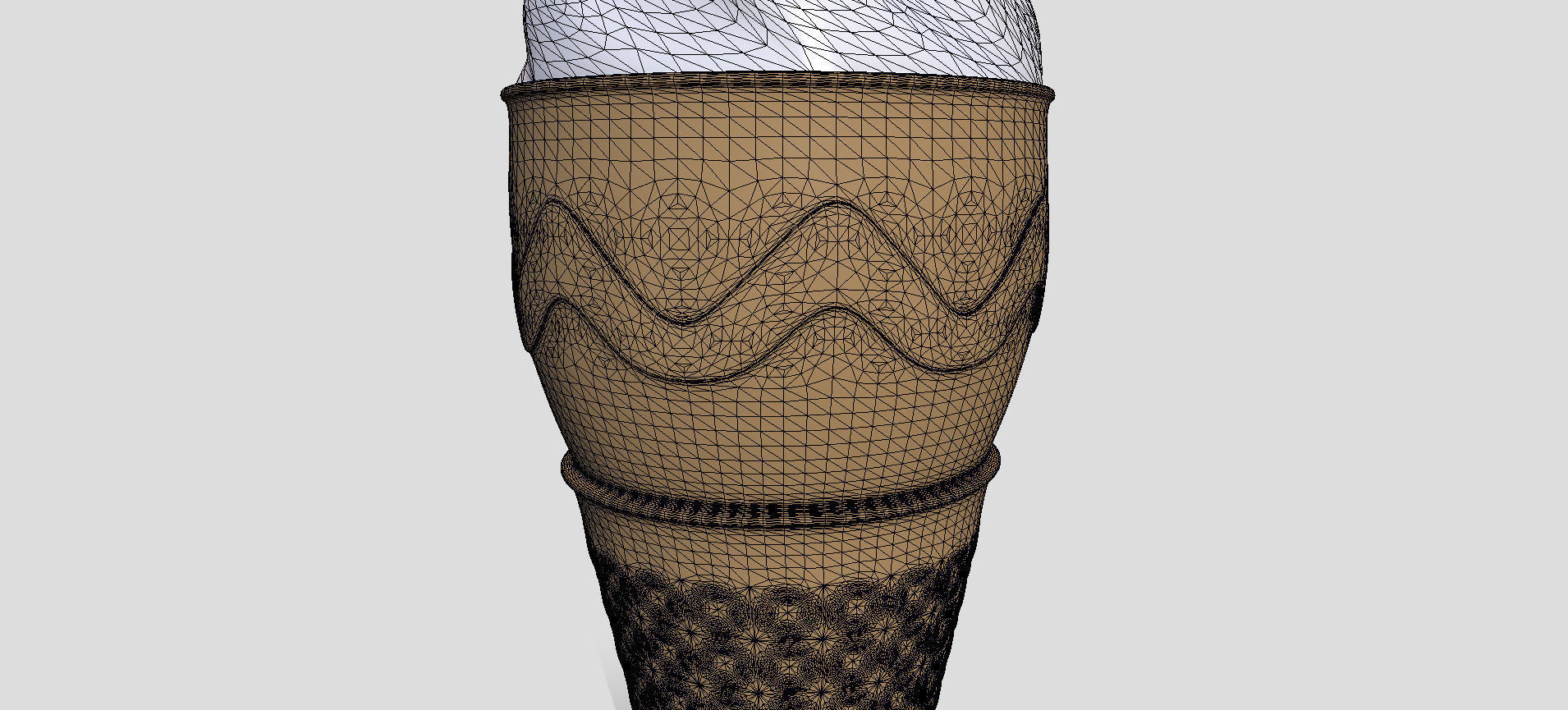 Cone Ice Cream 3D model_70