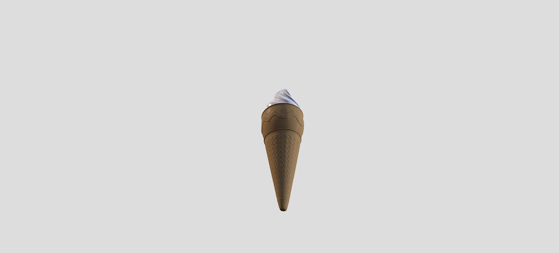Cone Ice Cream 3D model_47