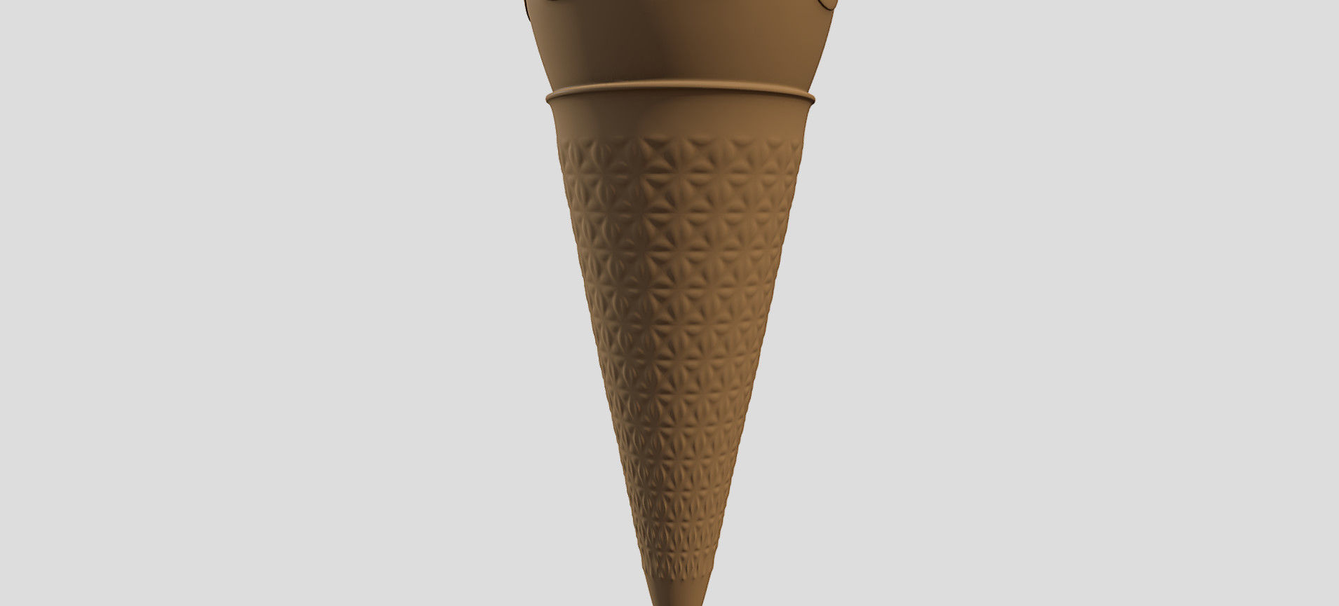Cone Ice Cream 3D model_25