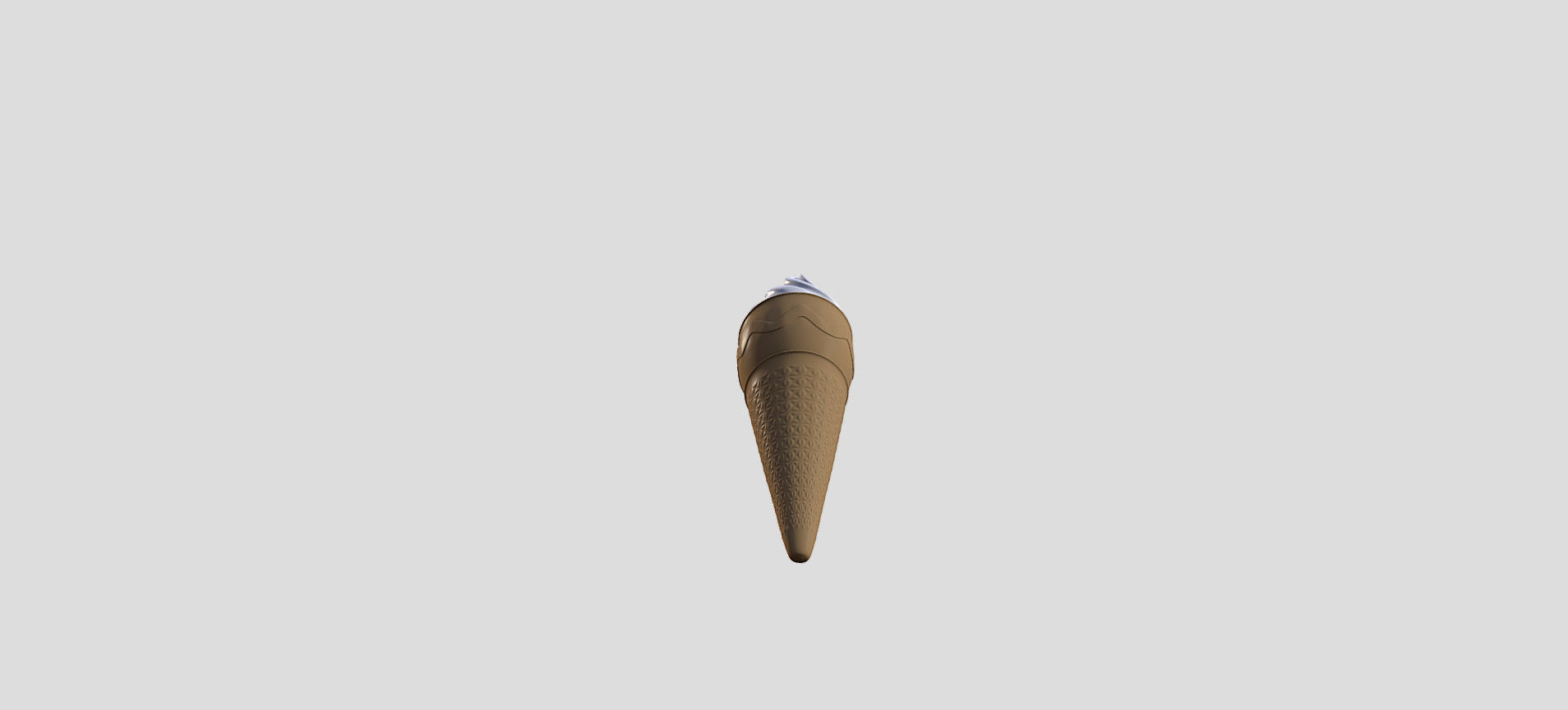 Cone Ice Cream 3D model_52