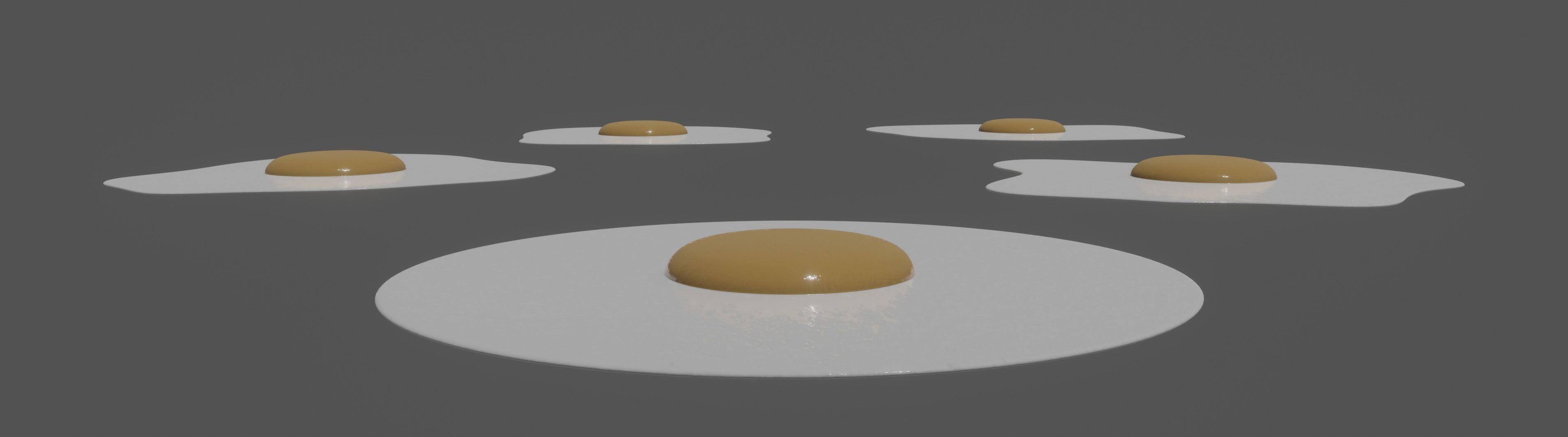 Fried Egg 3D model_9