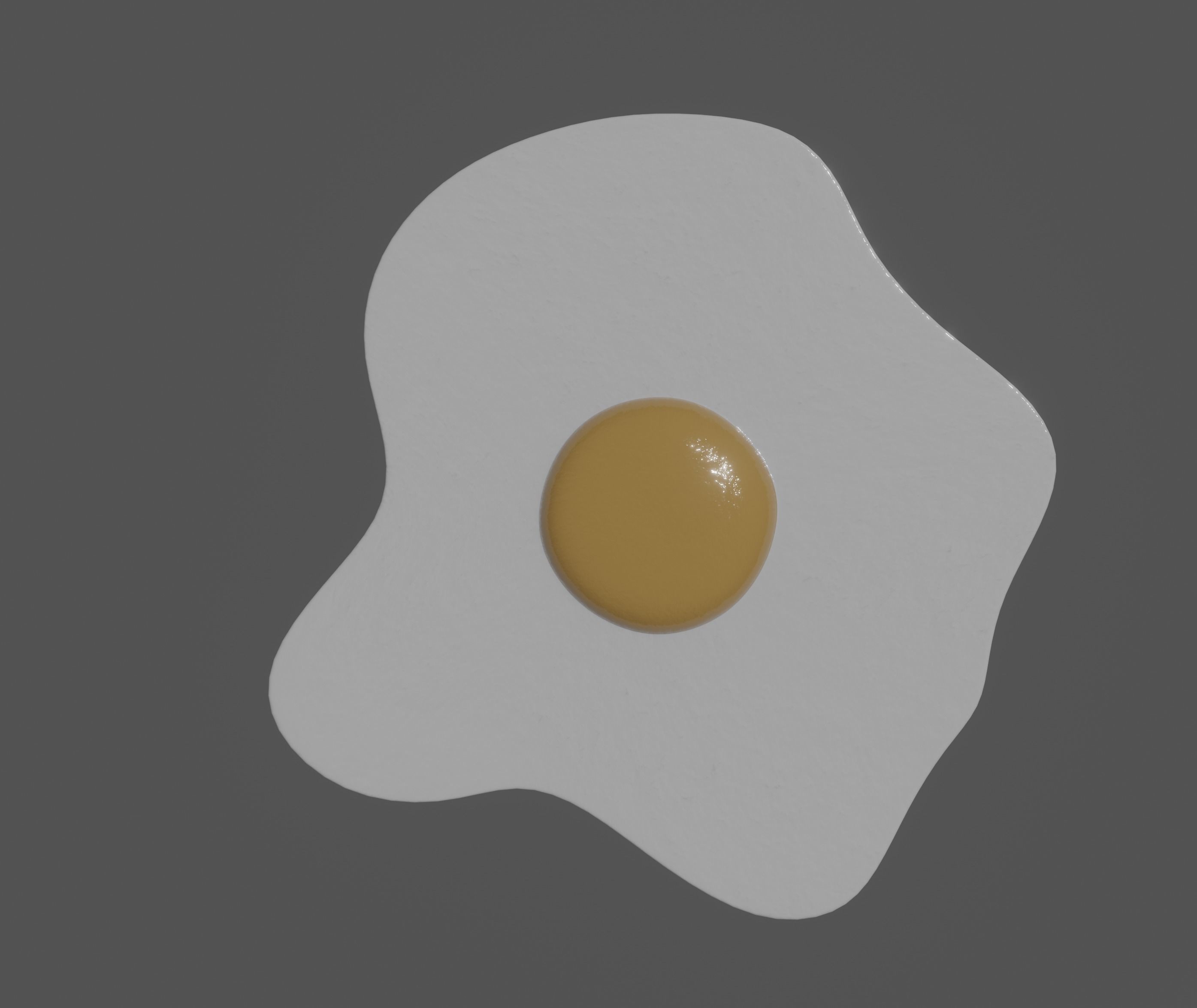 Fried Egg 3D model_5