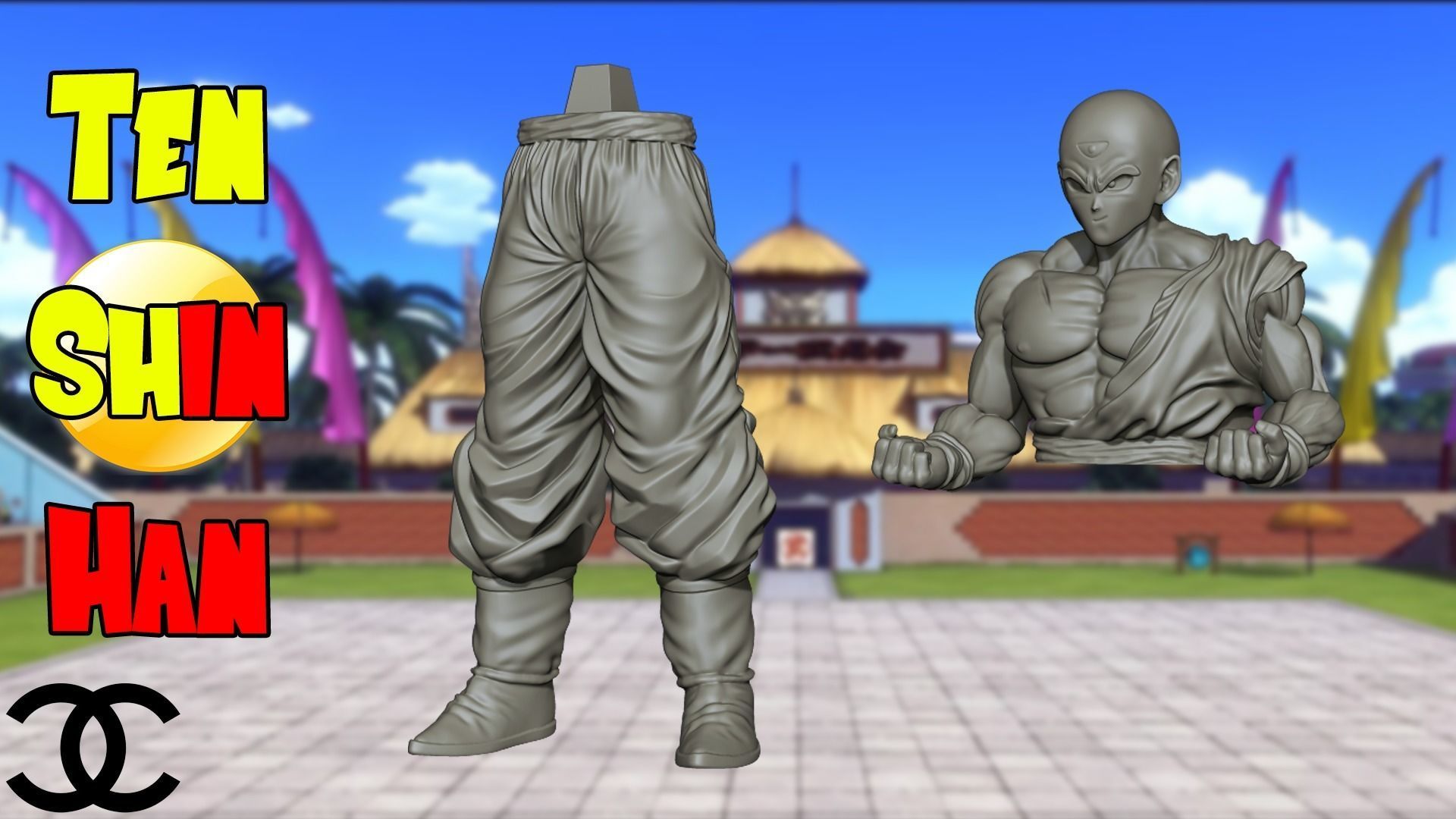 Ten Shin Han - Dragon Ball 3D print model_1