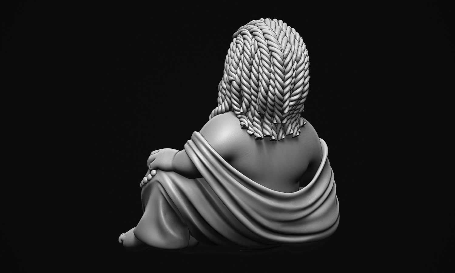 African Buddha 3D print model_20