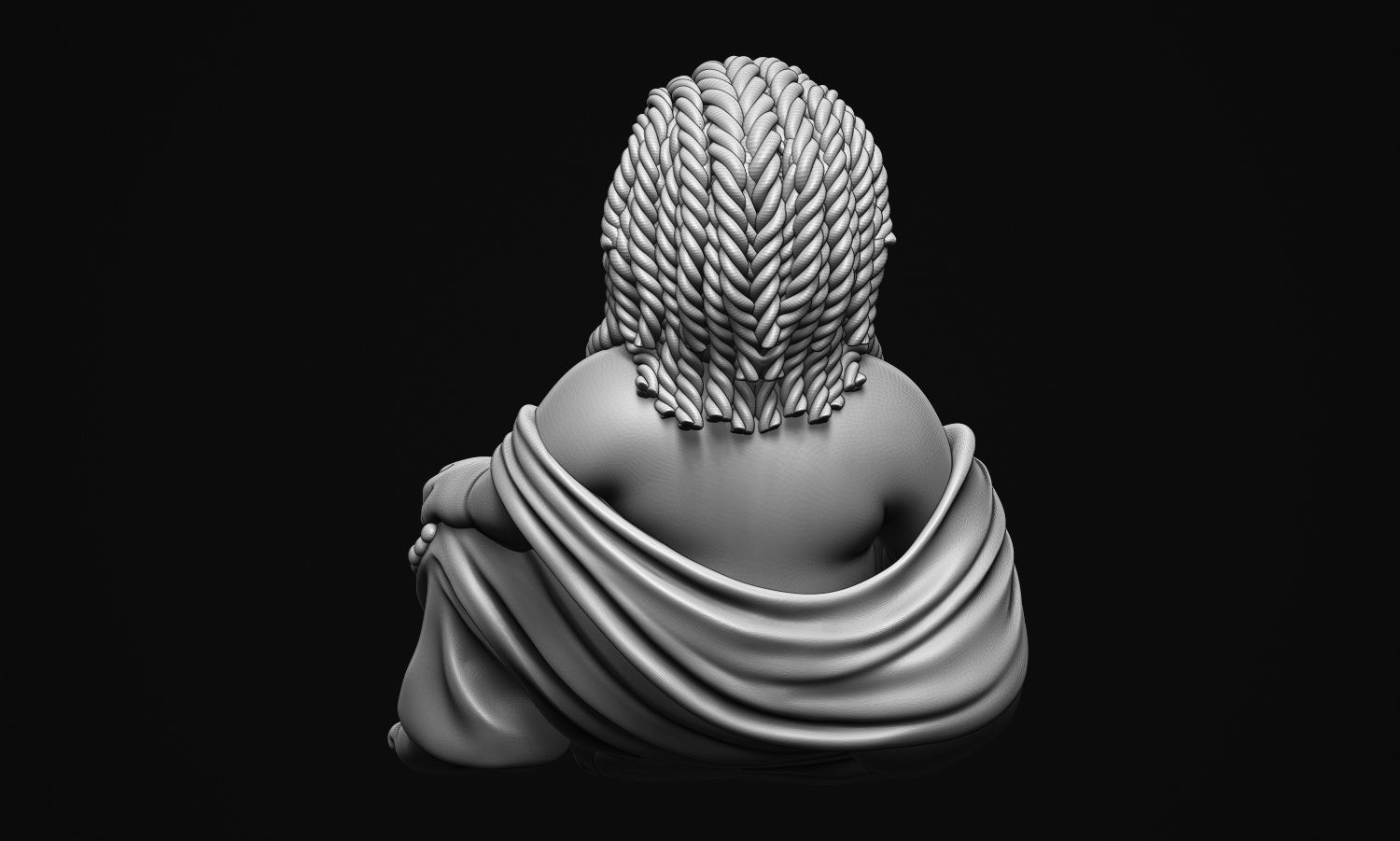 African Buddha 3D print model_19