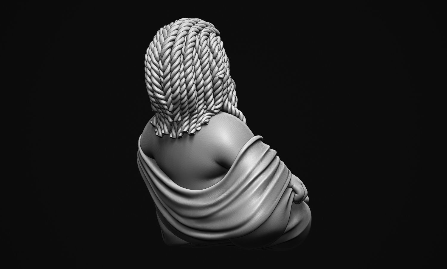 African Buddha 3D print model_17