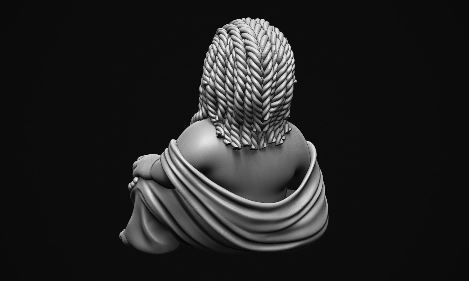 African Buddha 3D print model_8
