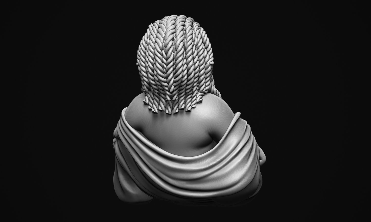African Buddha 3D print model_18