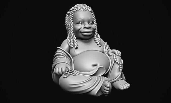 African Buddha 3D print model