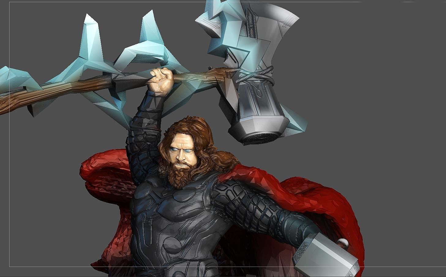 THOR AVENGERS ENDGAME MCU marvel PRINTABLE 3D print model_5