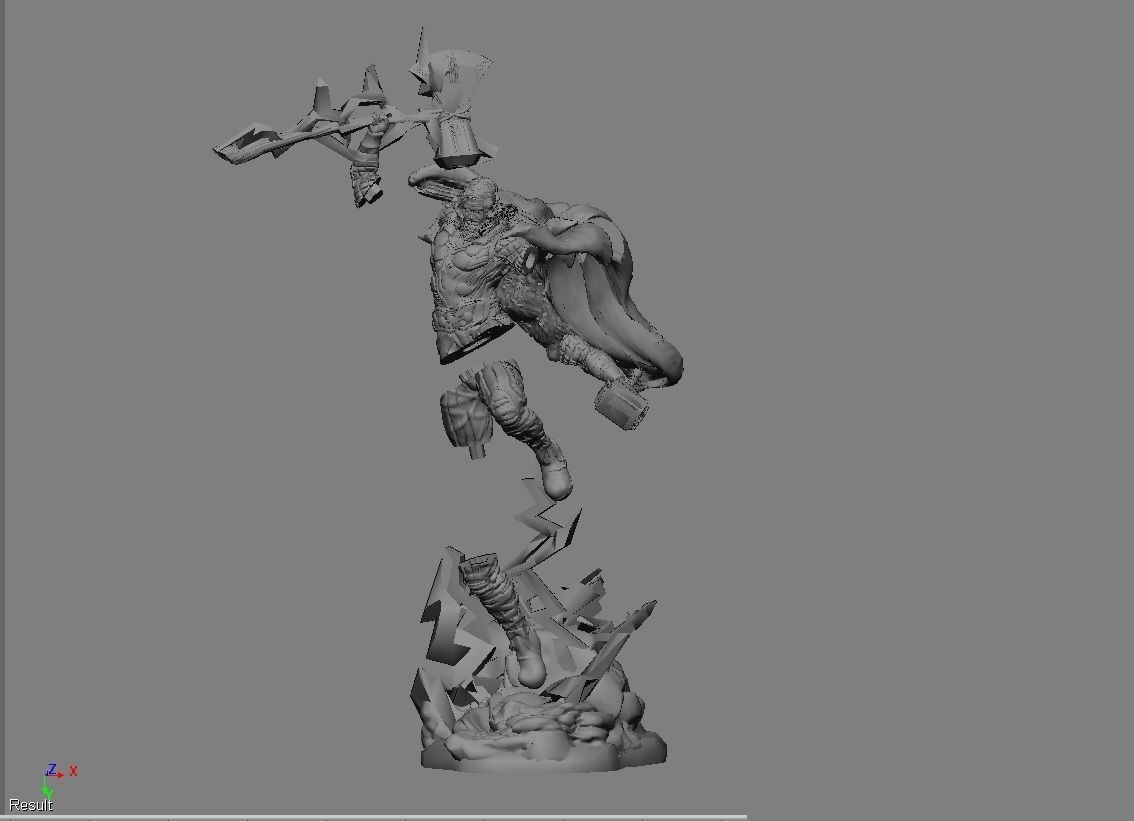 THOR AVENGERS ENDGAME MCU marvel PRINTABLE 3D print model_12