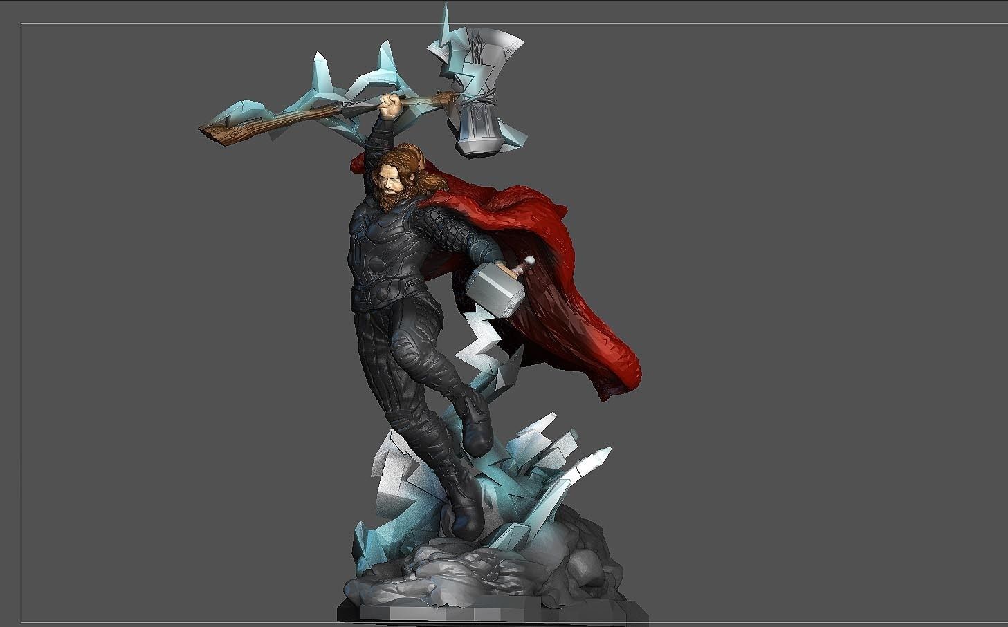 THOR AVENGERS ENDGAME MCU marvel PRINTABLE 3D print model_4