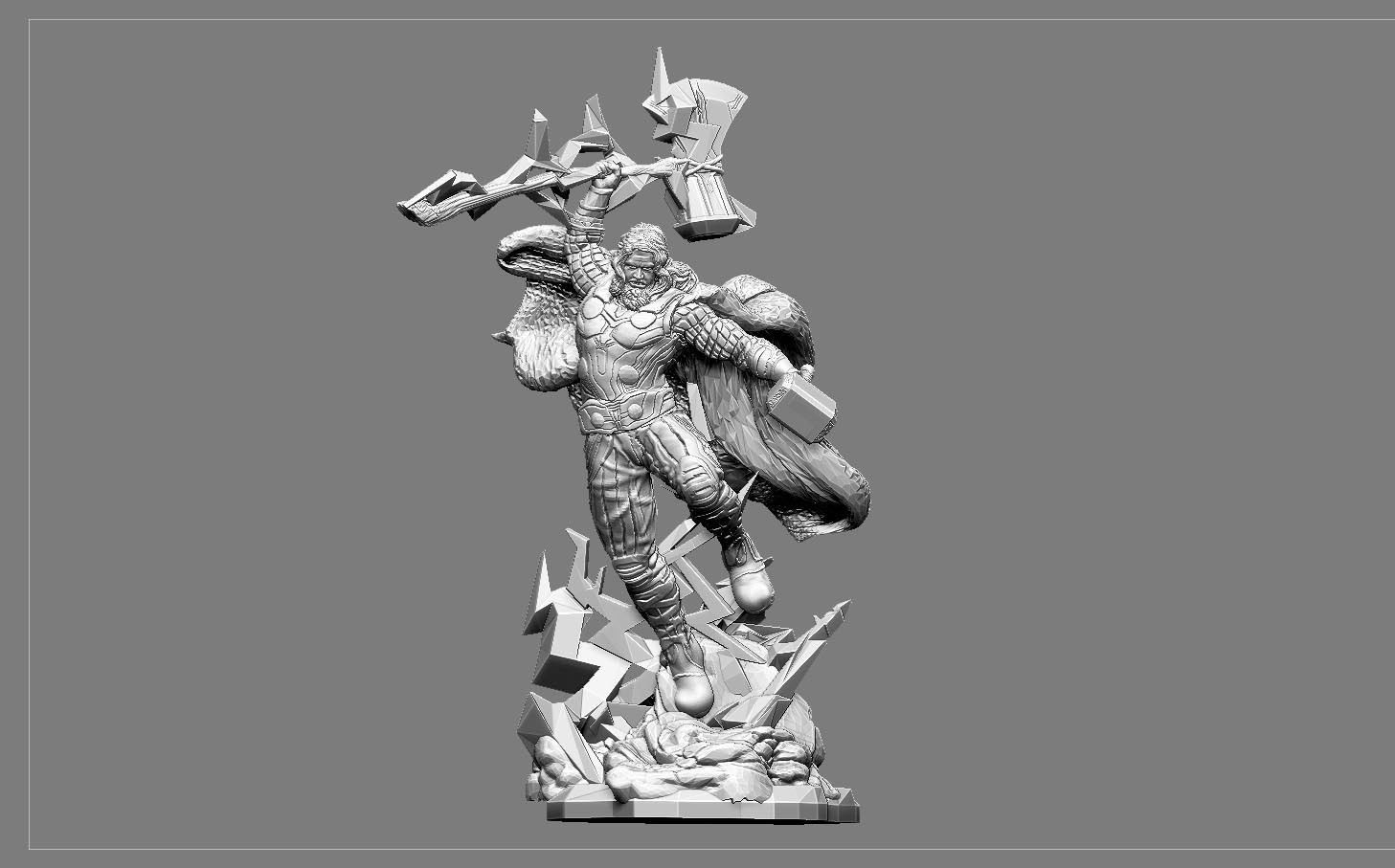 THOR AVENGERS ENDGAME MCU marvel PRINTABLE 3D print model_6