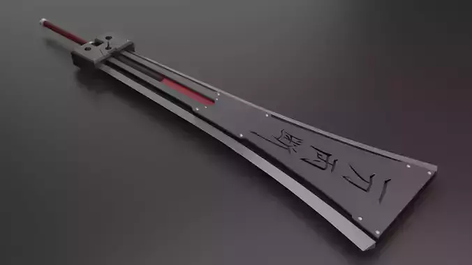 Hard Edge - Final Fantasy 7 Remake 3D model