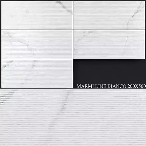 Keros Marmi Line Bianco 200x500