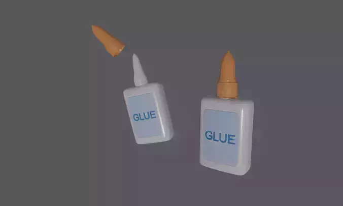 Glue in Bottle 3D model