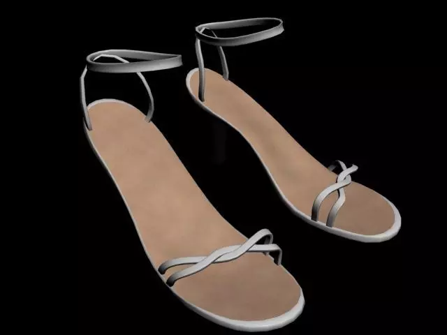 Shoes Sandal 3D model_0