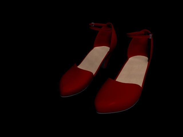 Shoes Sandal 3D model_1