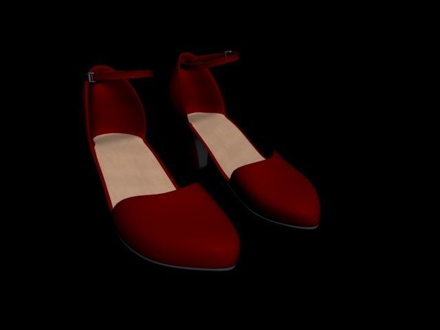 Shoes Sandal 3D model_4