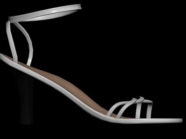 Shoes Sandal 3D model_6