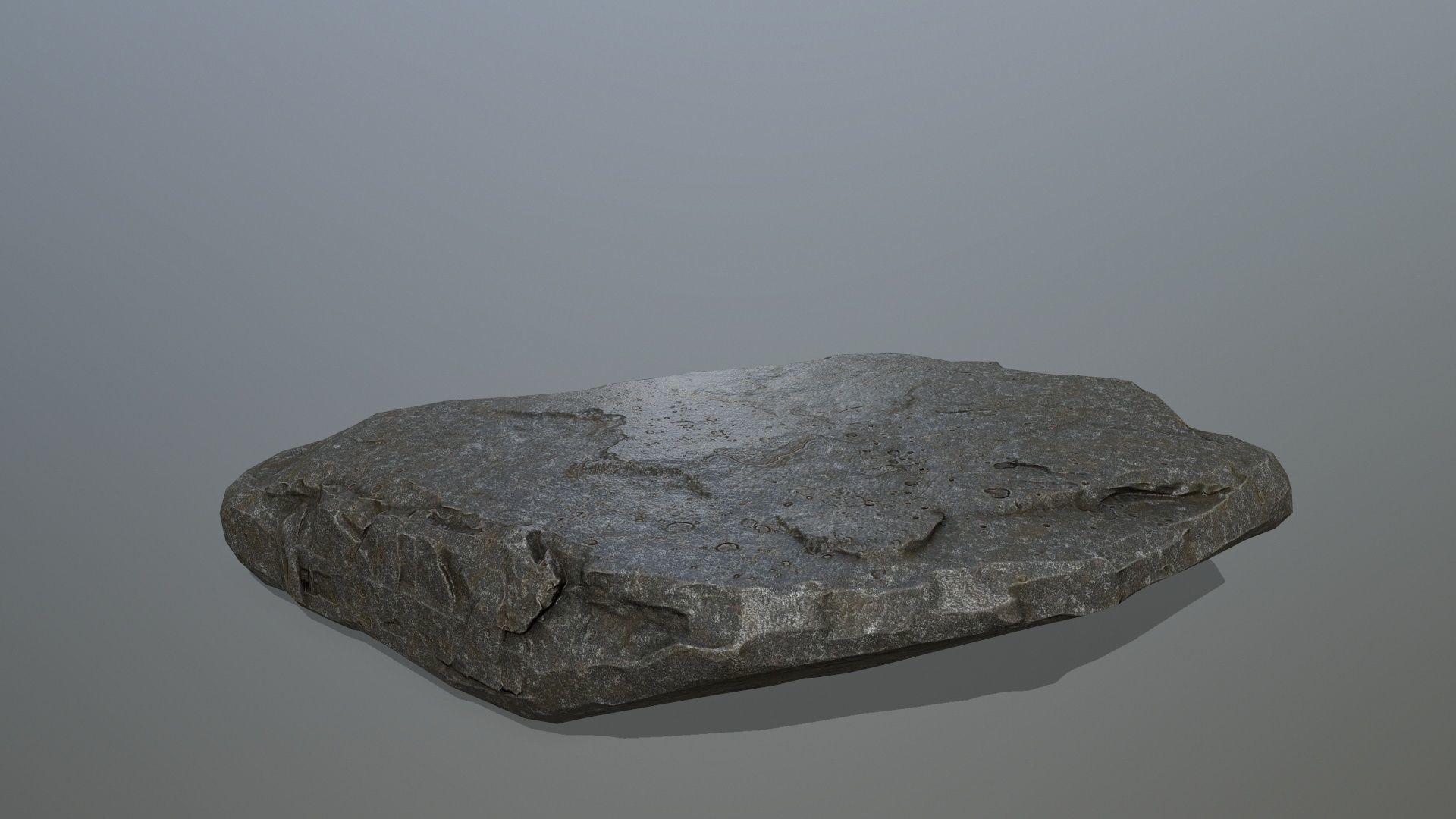 cliff rock set Low-poly 3D model_13