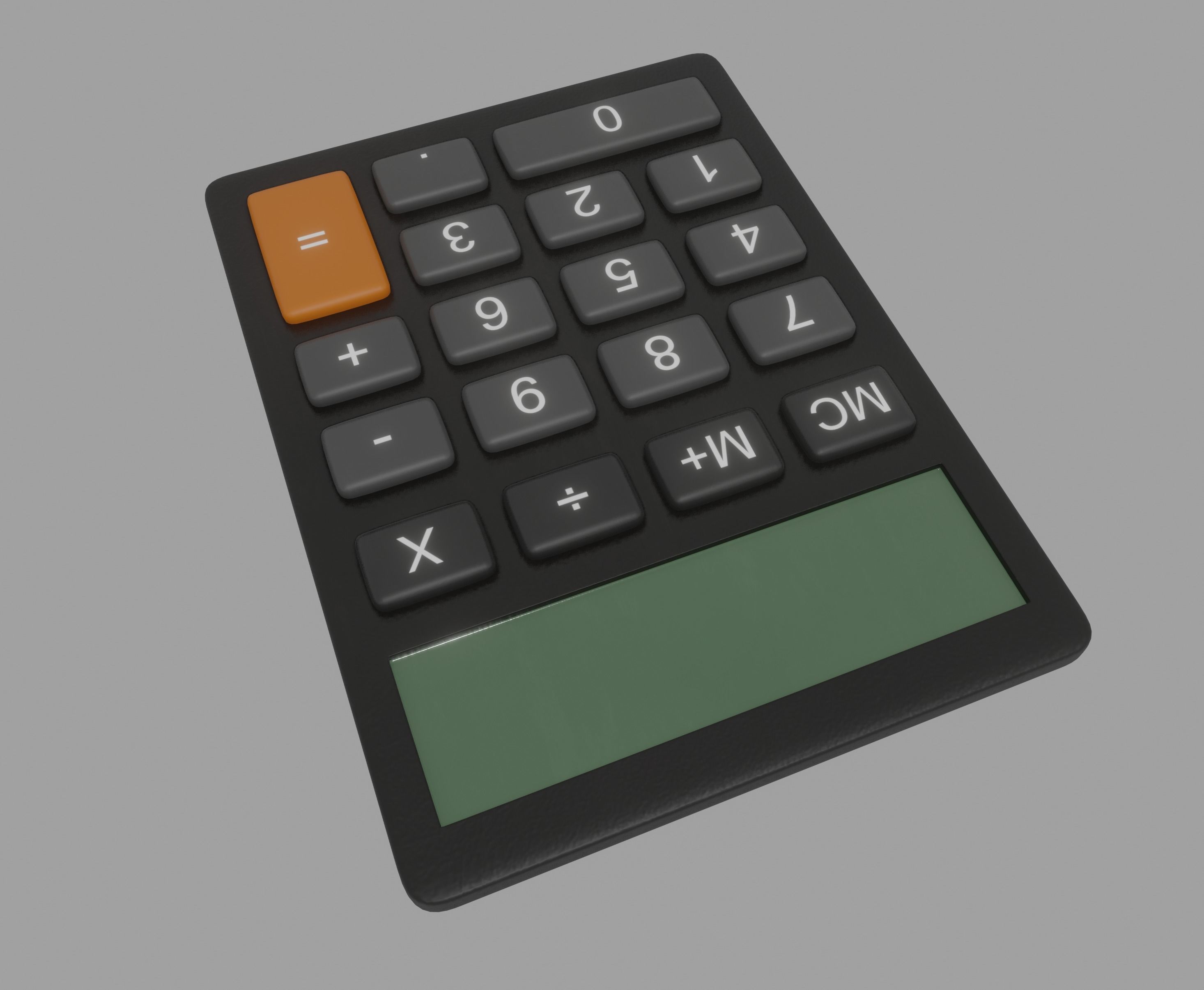 Calculator 3D model_9