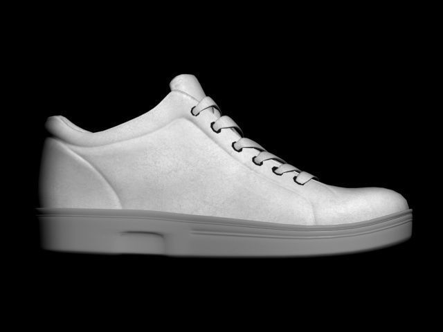 Woman snekers 3D model_3