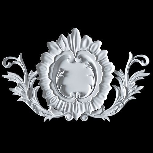 Plaster molding coil 3D model