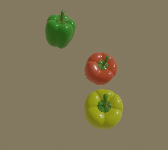 Bell Pepper 3D model 3