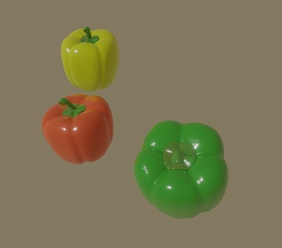 Bell Pepper 3D model 4