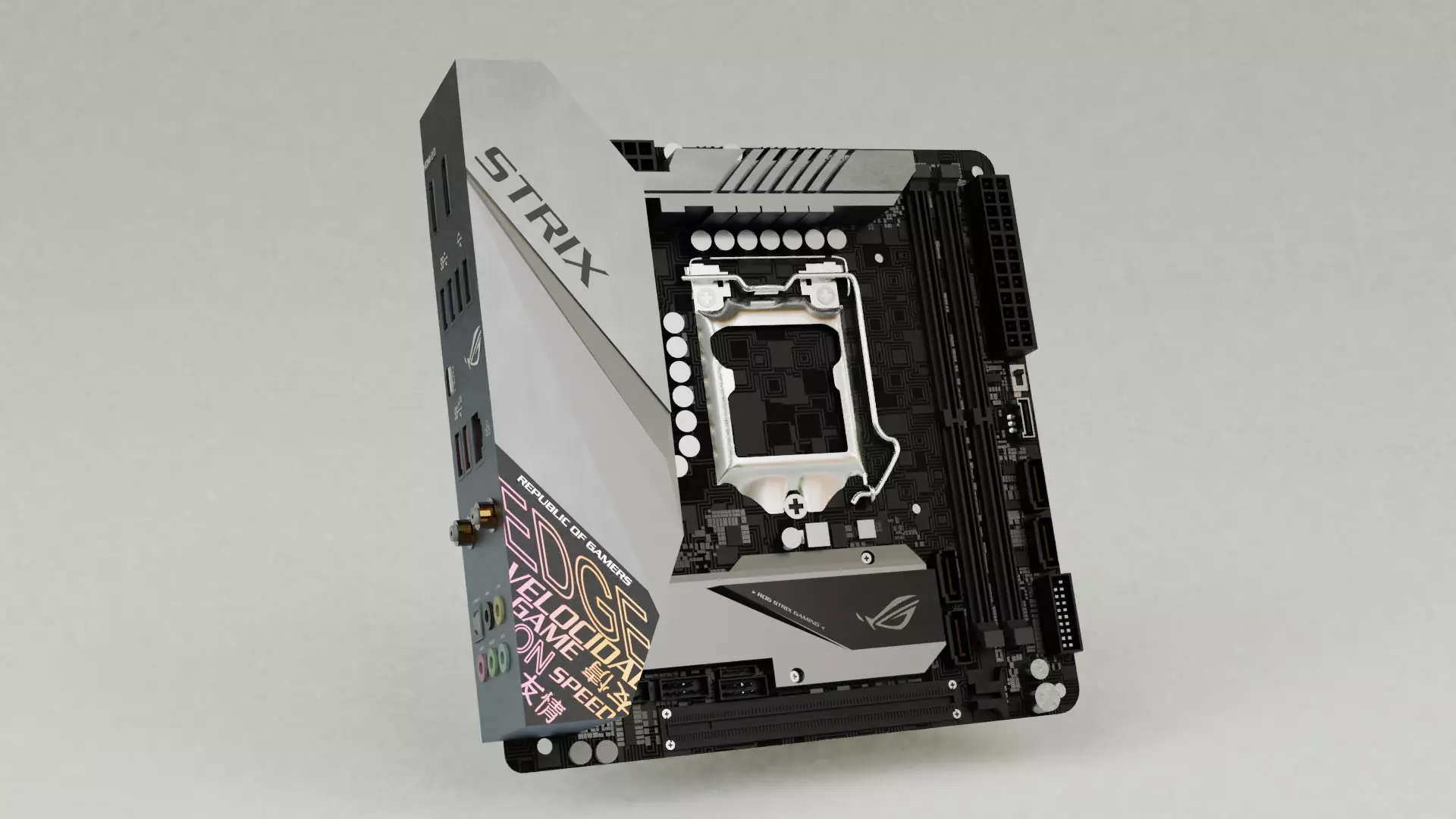 Asus Rog Strix z-390 i-gaming Free 3D model