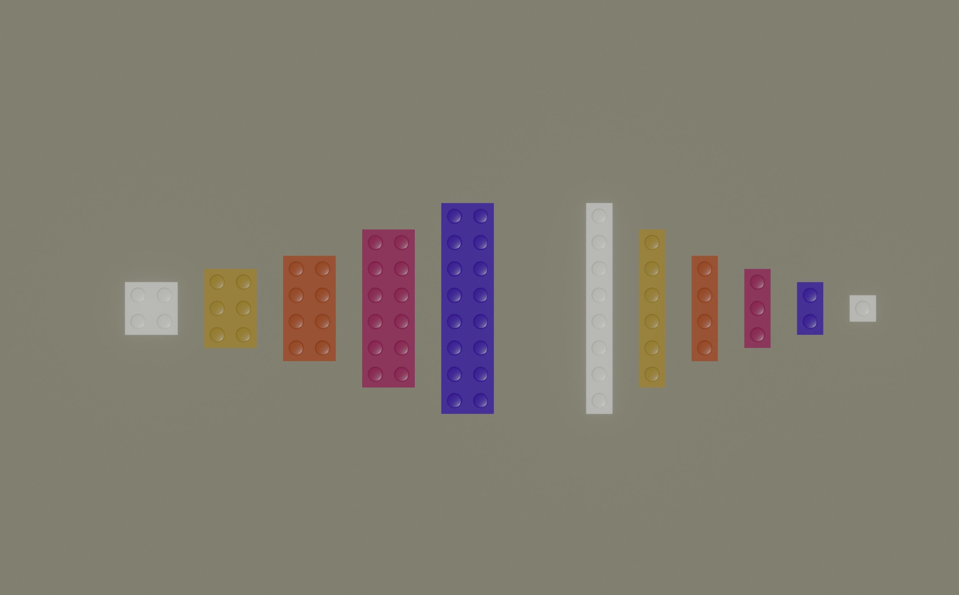 Lego Bricks 3D model_10