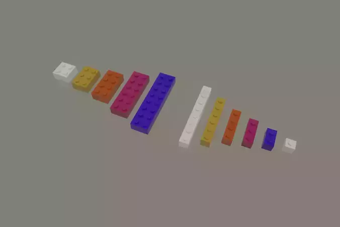Lego Bricks 3D model