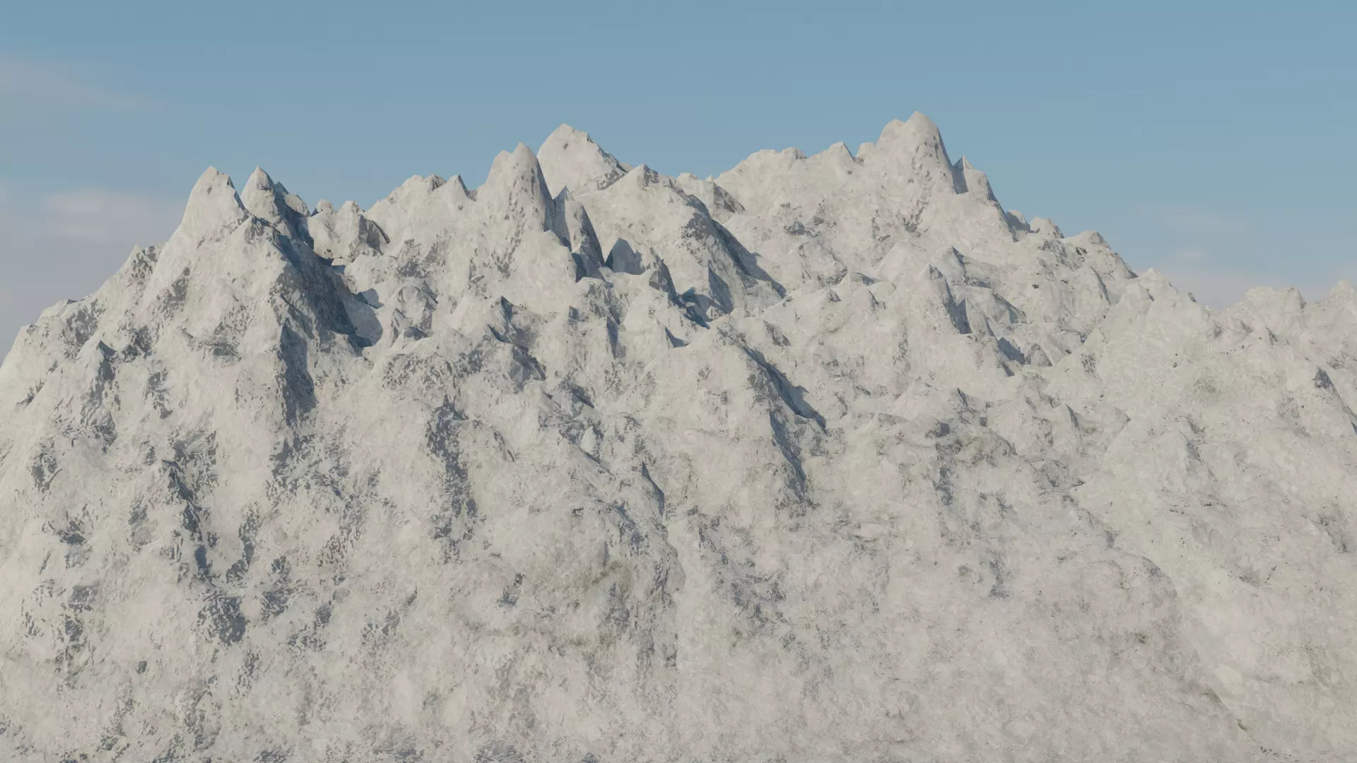 himalayas mountians 3D model_0