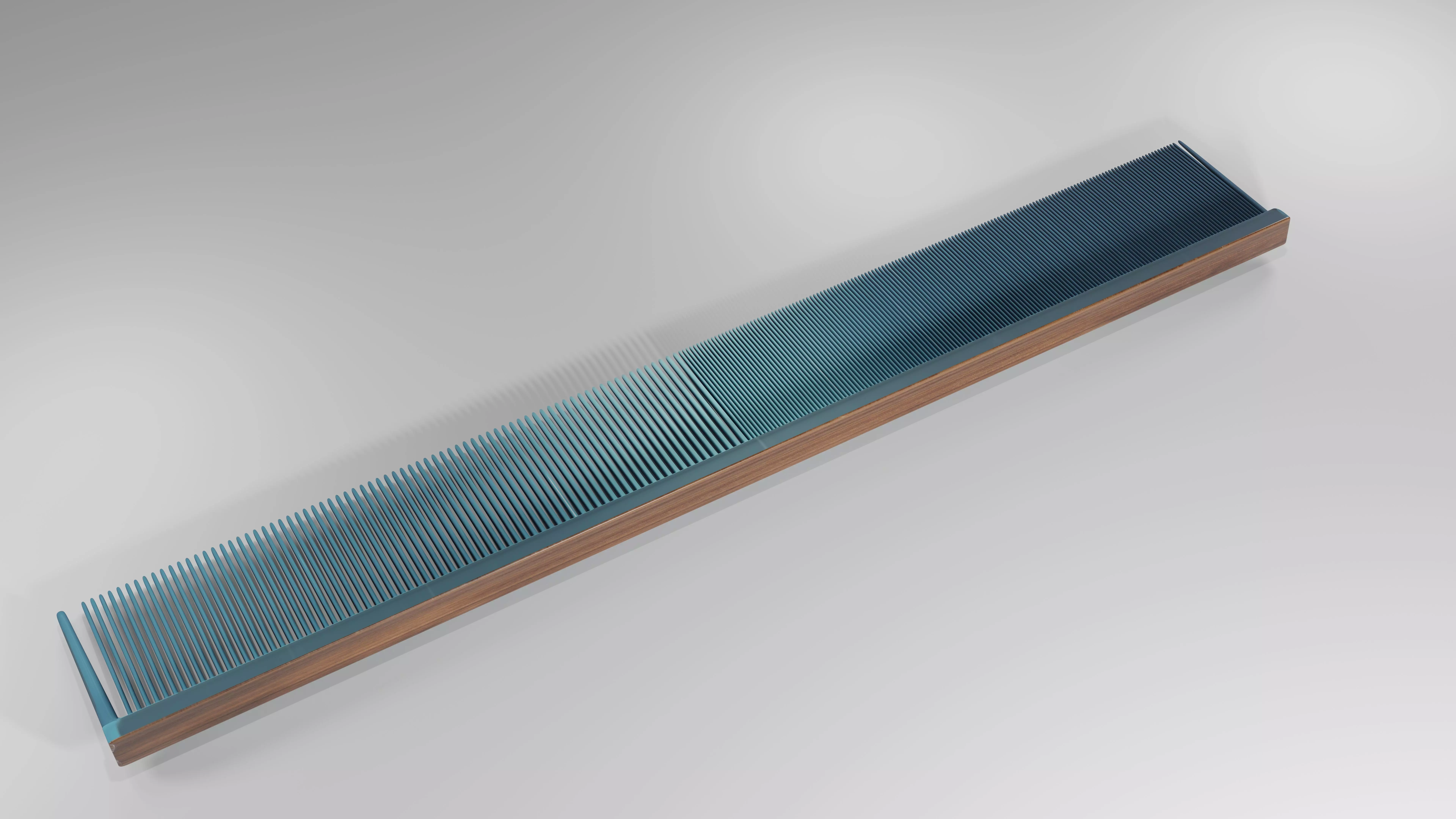 Wooden Comb Free 3D model_0