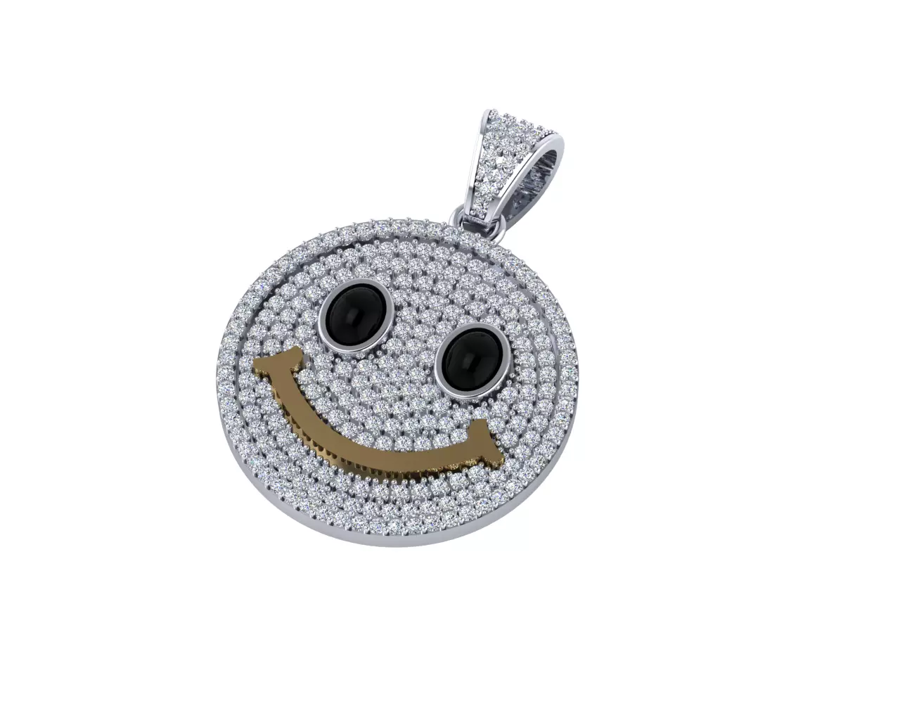 pendant emoji  3D print model_0