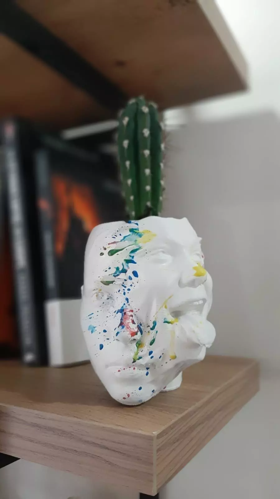 human face stylized pot 3D print model 3D print model_0