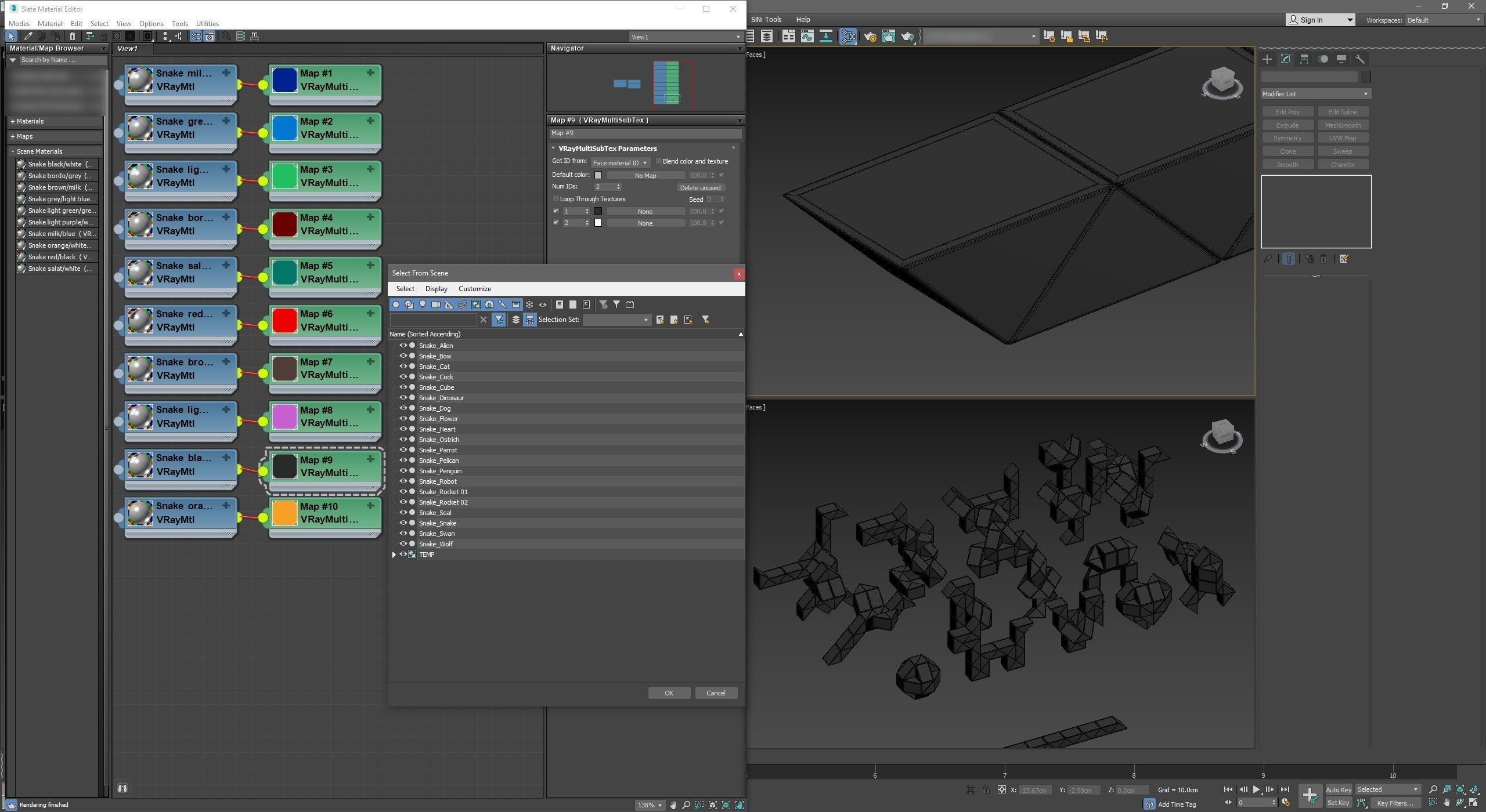 Snake puzzle collection Free 3D model_21