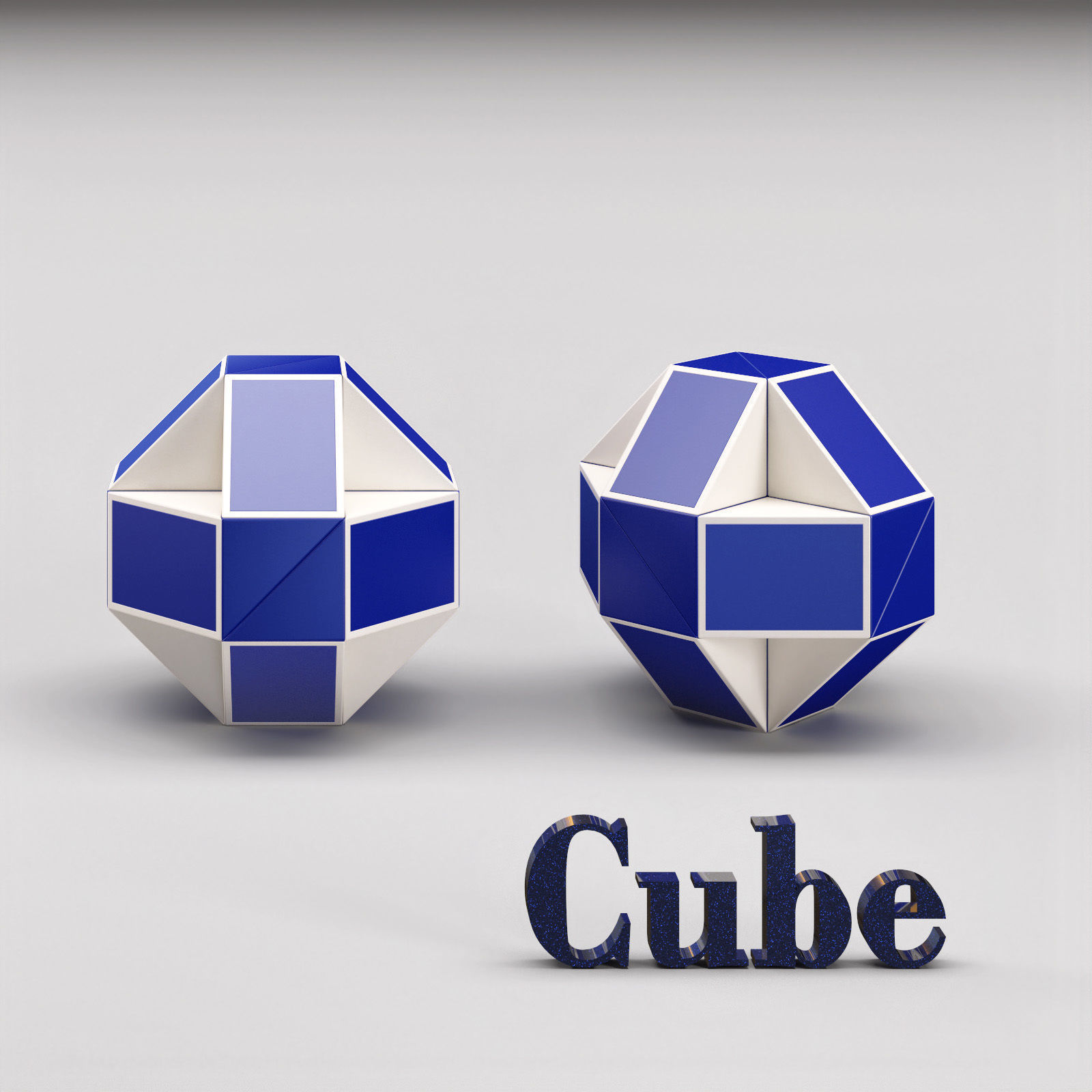 Snake puzzle collection Free 3D model_5