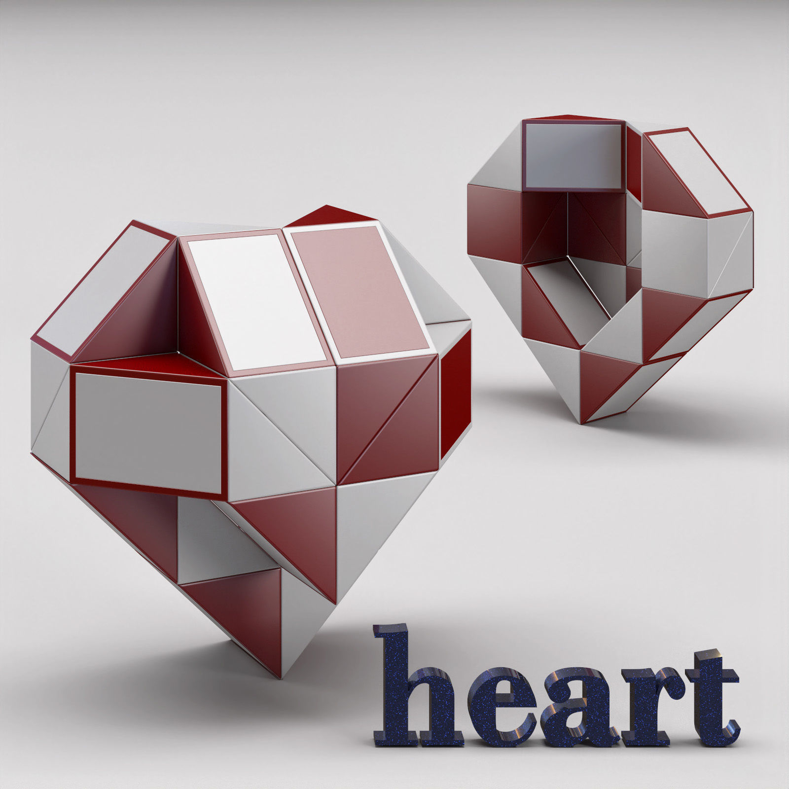 Snake puzzle collection Free 3D model_9