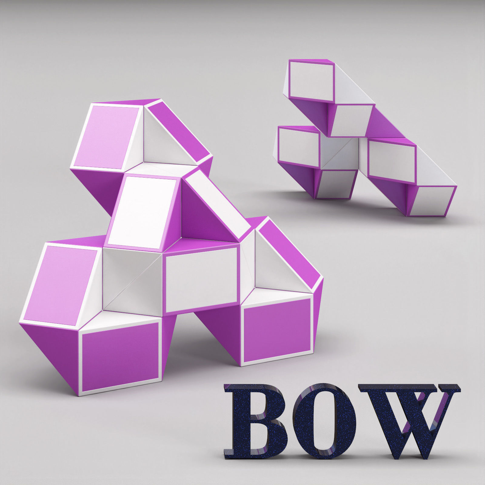 Snake puzzle collection Free 3D model_2