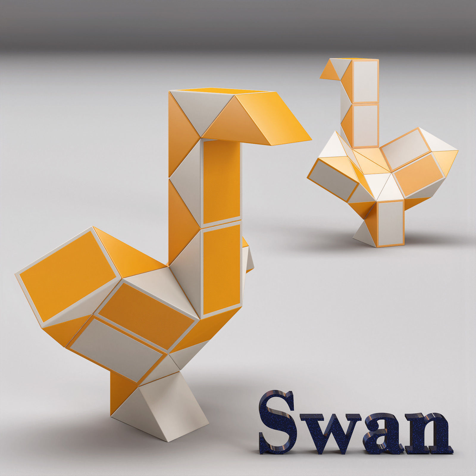 Snake puzzle collection Free 3D model_19