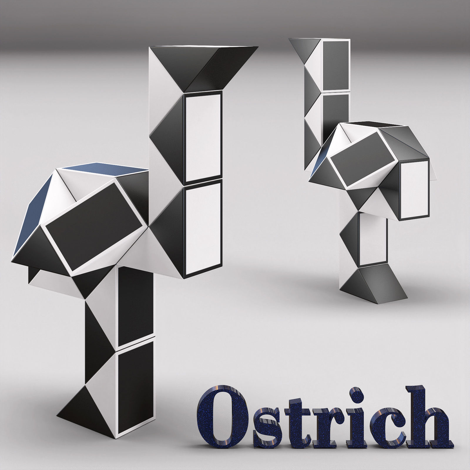 Snake puzzle collection Free 3D model_10