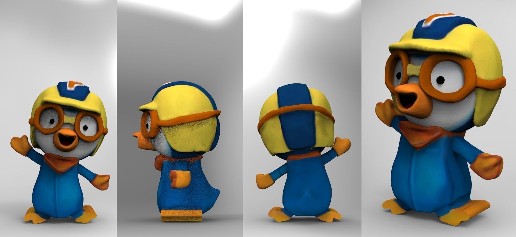 Porong Porong Pororo Character - Pororo model print 3D print model_9