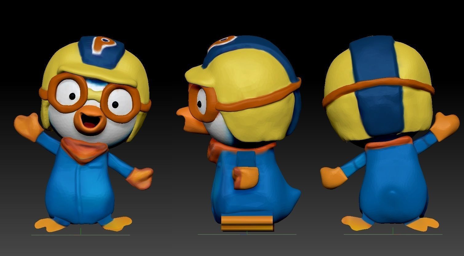 Porong Porong Pororo Character - Pororo model print 3D print model_10