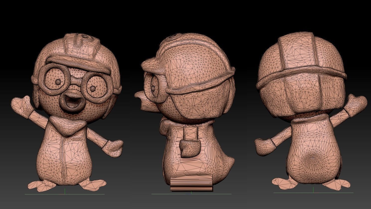 Porong Porong Pororo Character - Pororo model print 3D print model_12