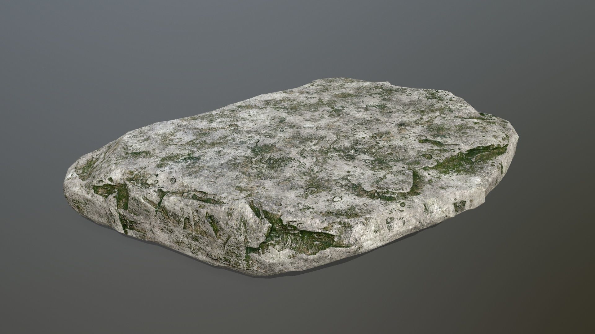 rock set Low-poly 3D model_5